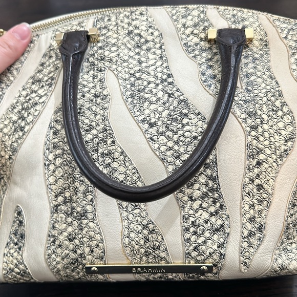 Brahmin duxbury crème solymar satchel - Picture 6 of 14